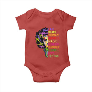 Black History Baby Onesie I Am The Storm Women Juneteenth