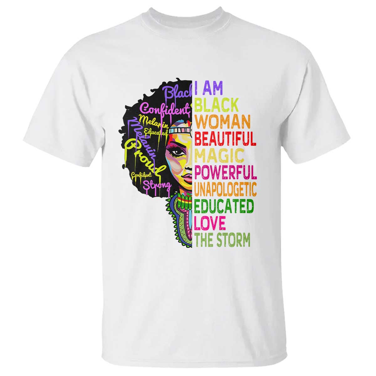 Black History T Shirt I Am The Storm Women Juneteenth