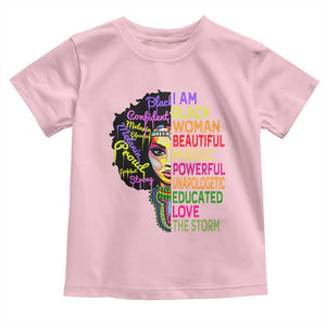 Black History Toddler T Shirt I Am The Storm Women Juneteenth