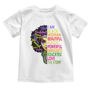 Black History Toddler T Shirt I Am The Storm Women Juneteenth