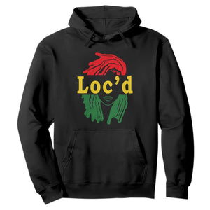 Locd Hair Girl Hoodie Black Woman Melanin Girl Juneteenth