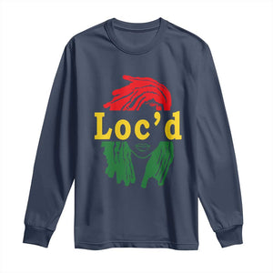 Locd Hair Girl Long Sleeve Shirt Black Woman Melanin Girl Juneteenth