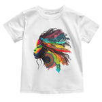 Proud Afro Roots Toddler T Shirt Rainbow Dashiki African Tribal Woman Natural Hair