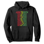 Happy Juneteenth Hoodie Dream Like Leaders