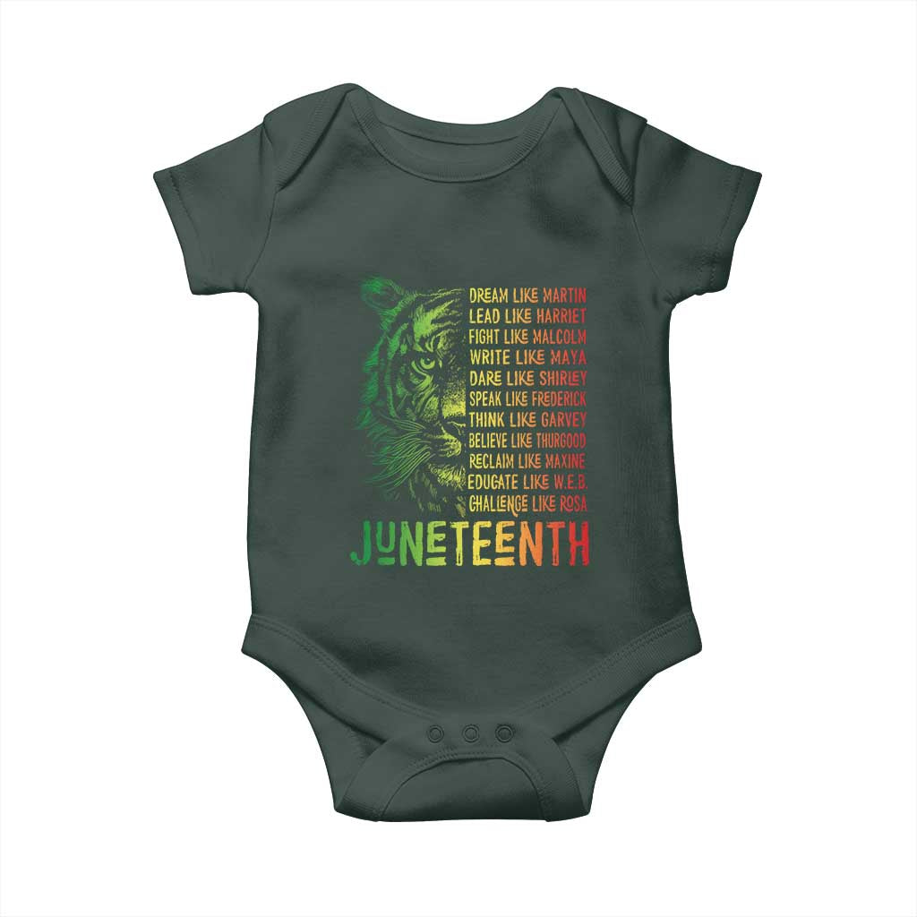 Juneteenth Baby Onesie Dream Like Leaders