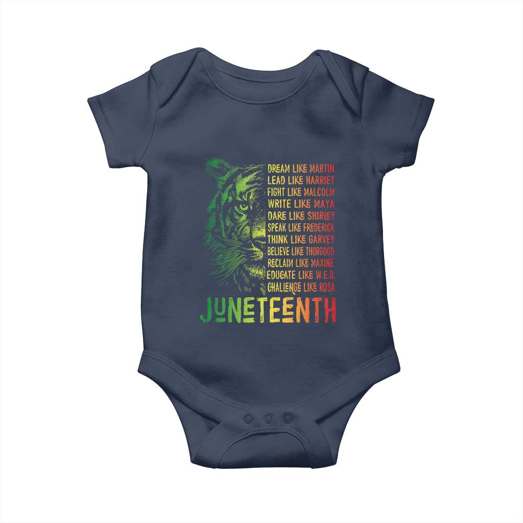 Juneteenth Baby Onesie Dream Like Leaders