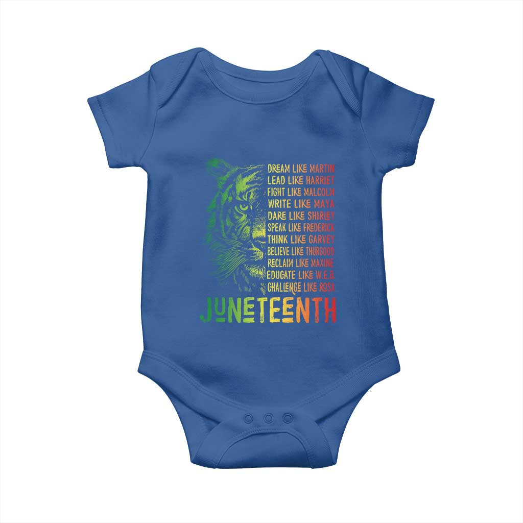 Juneteenth Baby Onesie Dream Like Leaders