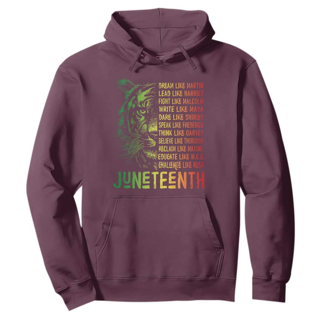 Juneteenth Hoodie Dream Like Leaders