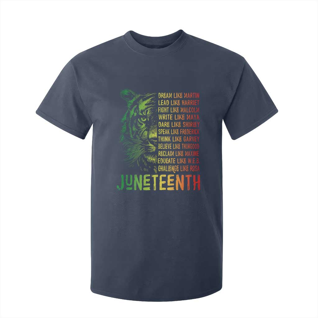 Juneteenth T Shirt For Kid Dream Like Leaders