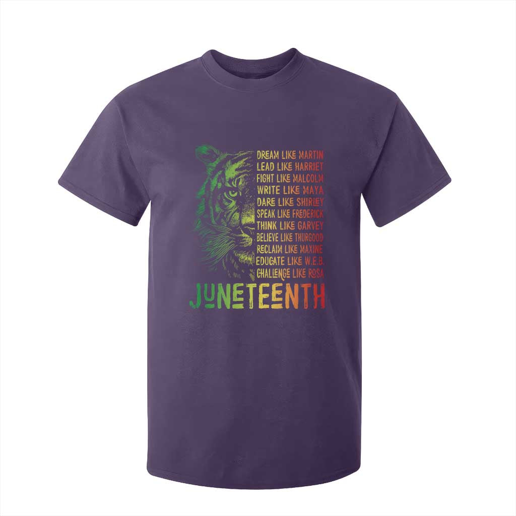Juneteenth T Shirt For Kid Dream Like Leaders