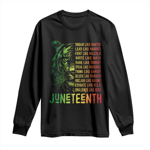 Juneteenth Long Sleeve Shirt Dream Like Leaders