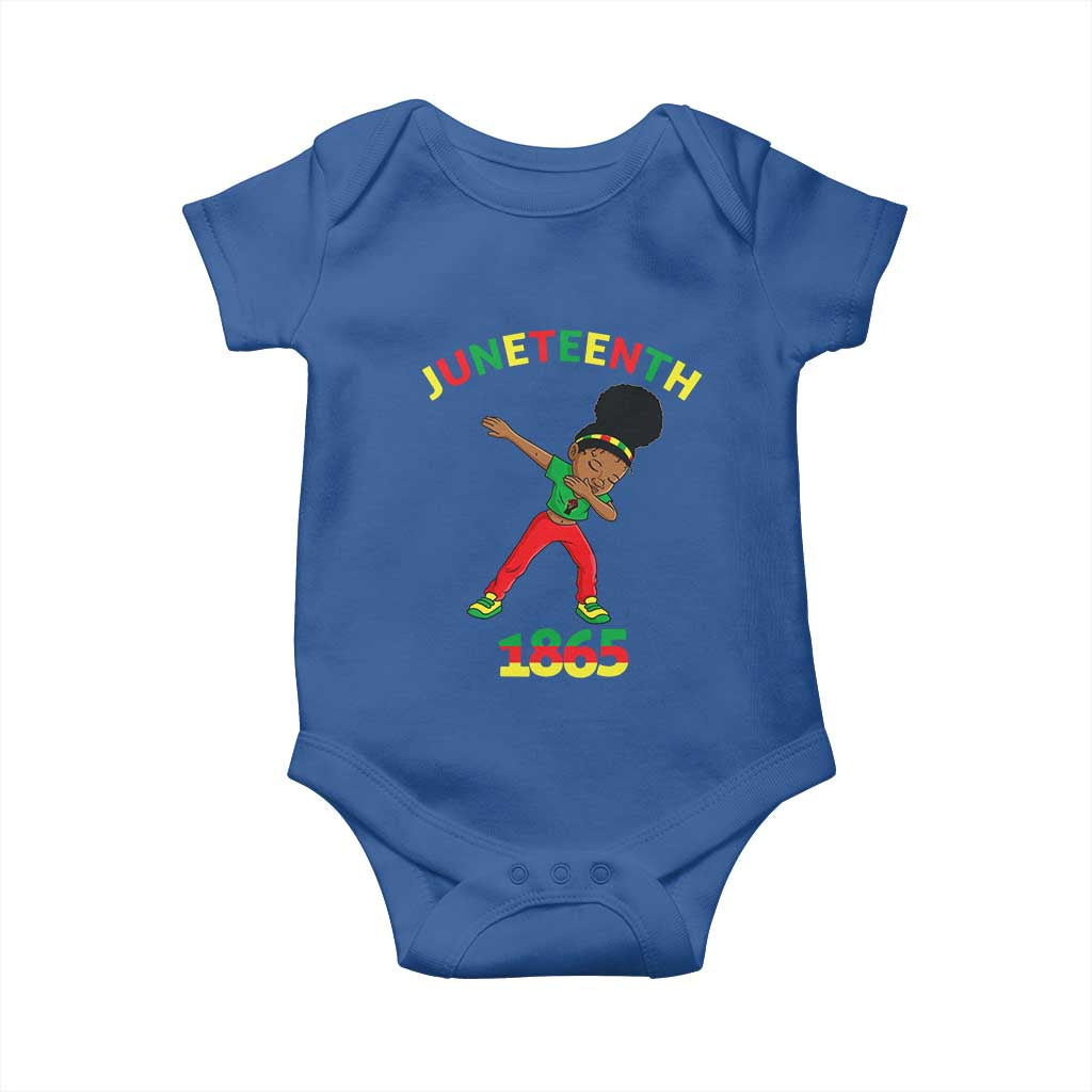 Funny Black History Baby Onesie Dabbing Black Princess Juneteenth 1865