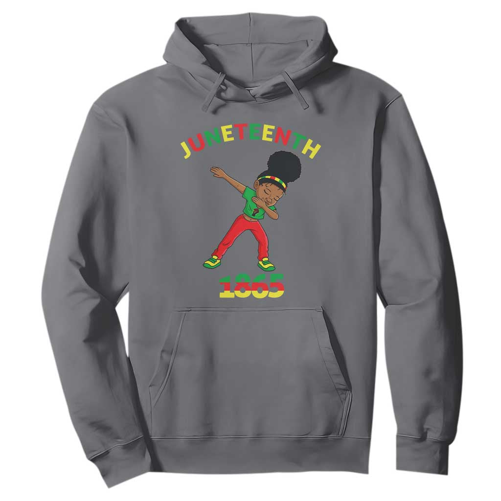 Funny Black History Hoodie Dabbing Black Princess Juneteenth 1865