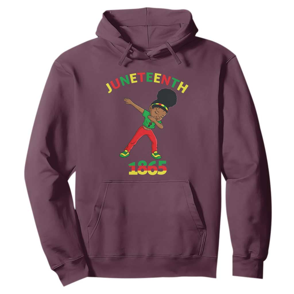 Funny Black History Hoodie Dabbing Black Princess Juneteenth 1865