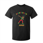 Funny Black History T Shirt For Kid Dabbing Black Princess Juneteenth 1865