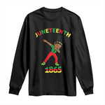 Funny Black History Long Sleeve Shirt Dabbing Black Princess Juneteenth 1865
