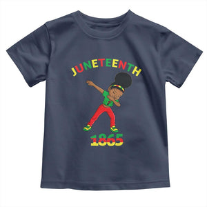 Funny Black History Toddler T Shirt Dabbing Black Princess Juneteenth 1865