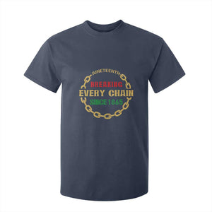 Juneteenth 1865 T Shirt For Kid Breaking Every Chain Black Freedom June 19th