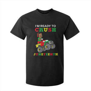 Black Boy Gamer T Shirt For Kid I'm Ready To Crush Juneteenth for Boys Toddler