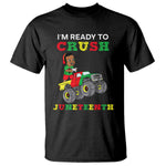 Black Boy Gamer T Shirt I'm Ready To Crush Juneteenth for Boys Toddler
