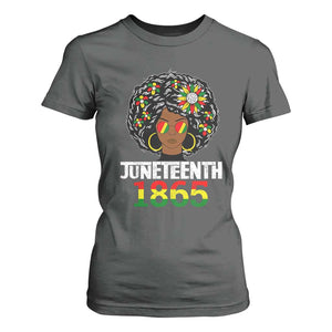 Afro Black Queen Juneteenth 1865 T Shirt For Women