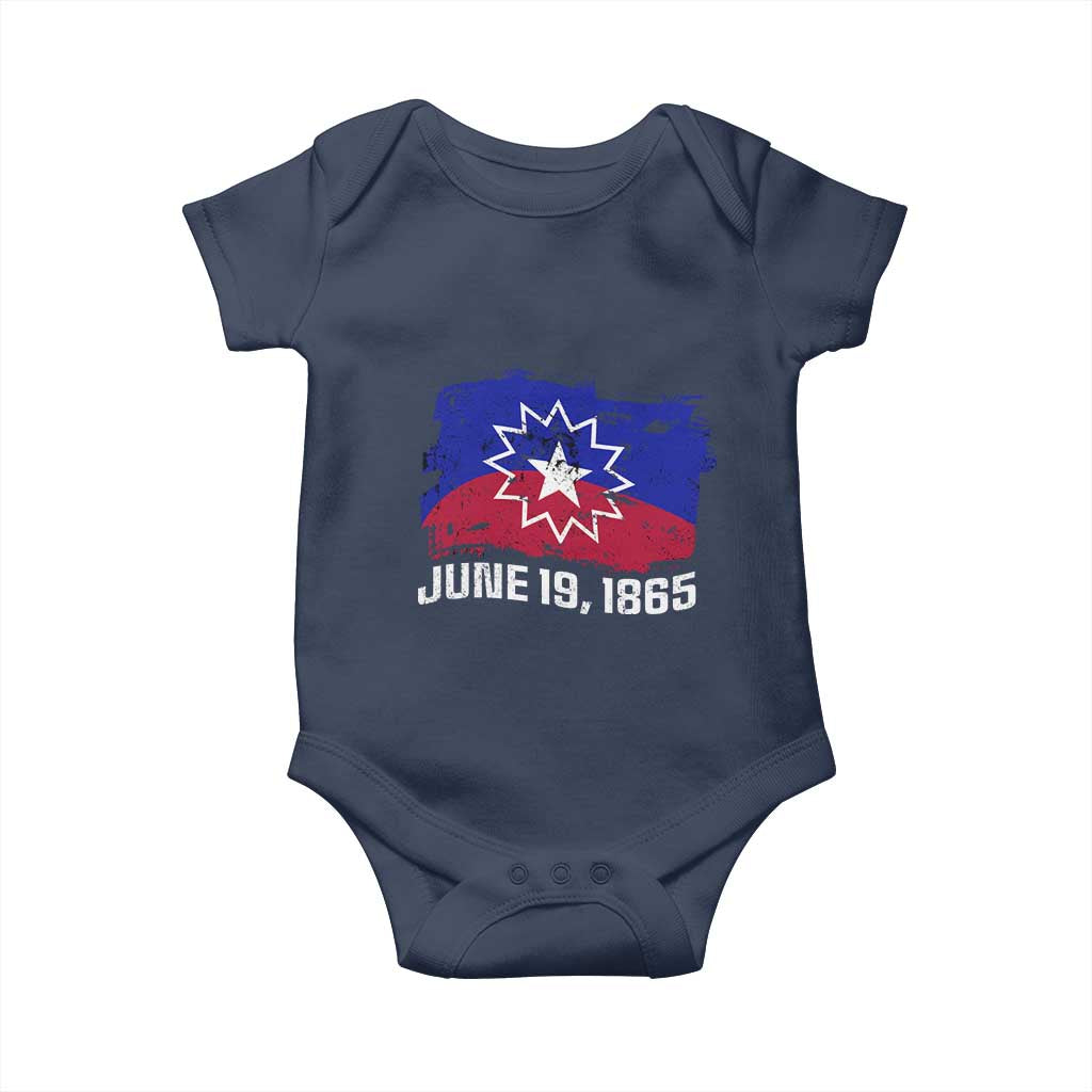 Juneteenth Flag 1865 Baby Onesie Black Freedom Black History