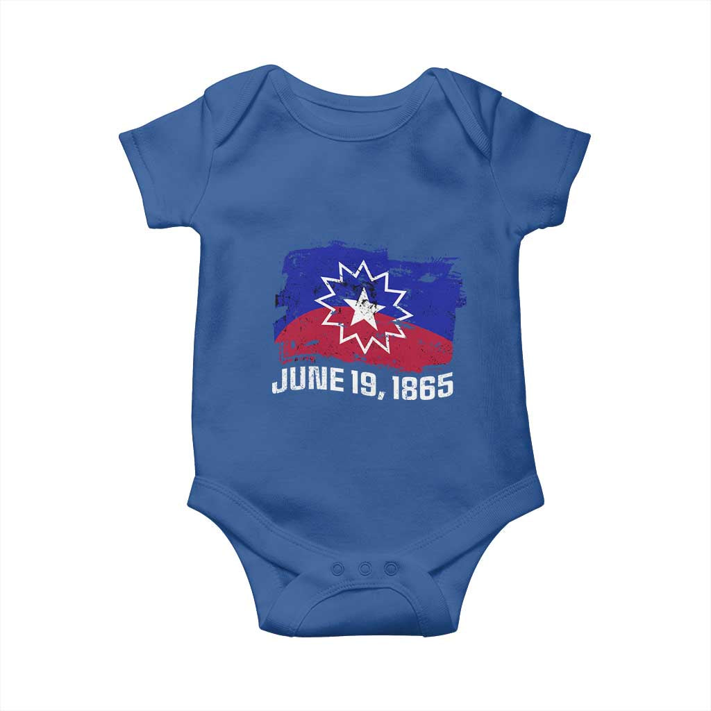Juneteenth Flag 1865 Baby Onesie Black Freedom Black History