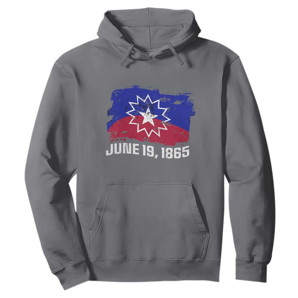 Juneteenth Flag 1865 Hoodie Black Freedom Black History