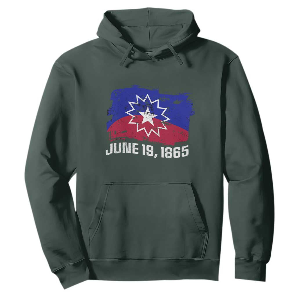 Juneteenth Flag 1865 Hoodie Black Freedom Black History