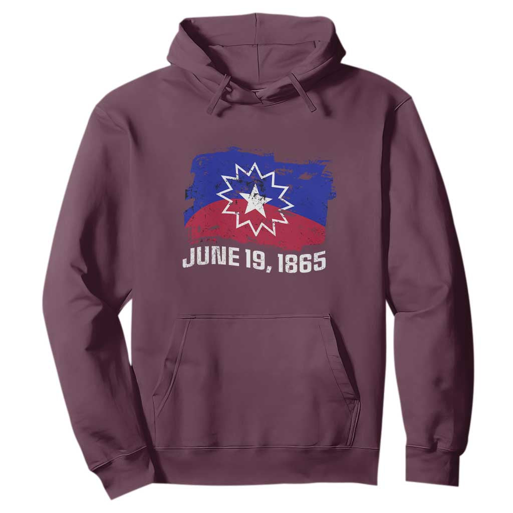 Juneteenth Flag 1865 Hoodie Black Freedom Black History