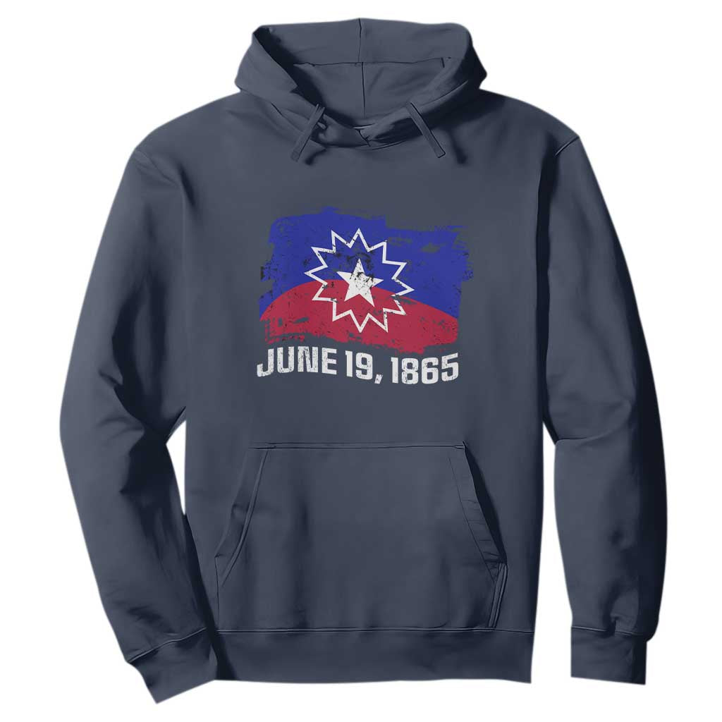 Juneteenth Flag 1865 Hoodie Black Freedom Black History
