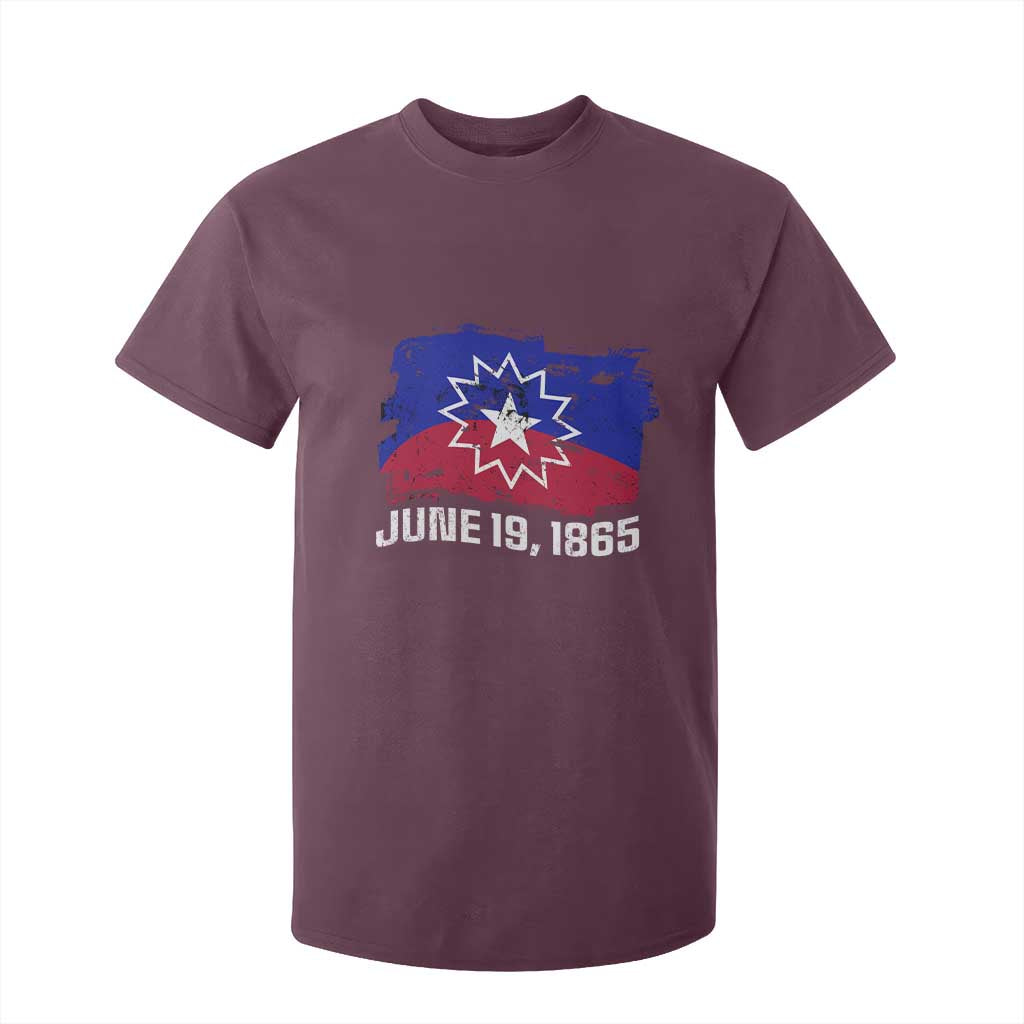 Juneteenth Flag 1865 T Shirt For Kid Black Freedom Black History