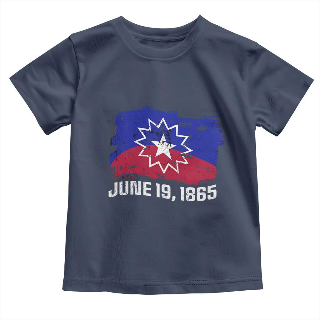 Juneteenth Flag 1865 Toddler T Shirt Black Freedom Black History