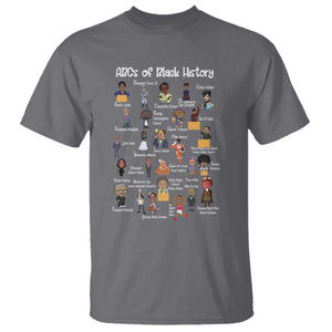 ABCs of Black History Pride T Shirt Juneteenth Black Freedom