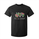 Peace Love Juneteenth T Shirt For Kid Black Freedom
