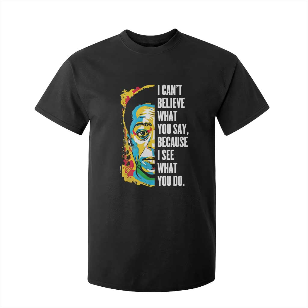 James Baldwin Graffiti Art T Shirt For Kid Juneteenth Black History Month