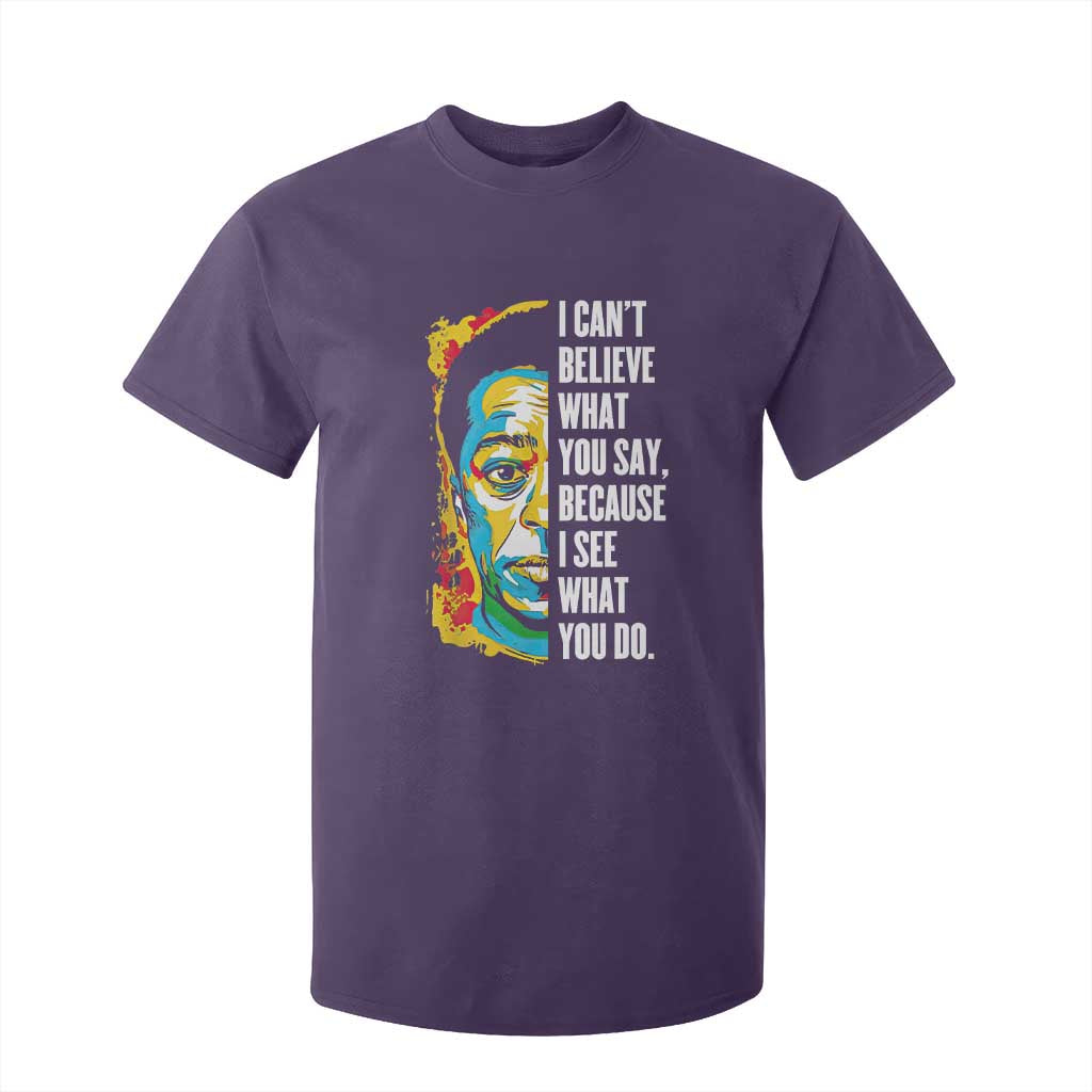 James Baldwin Graffiti Art T Shirt For Kid Juneteenth Black History Month