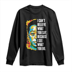 James Baldwin Graffiti Art Long Sleeve Shirt Juneteenth Black History Month