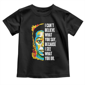 James Baldwin Graffiti Art Toddler T Shirt Juneteenth Black History Month