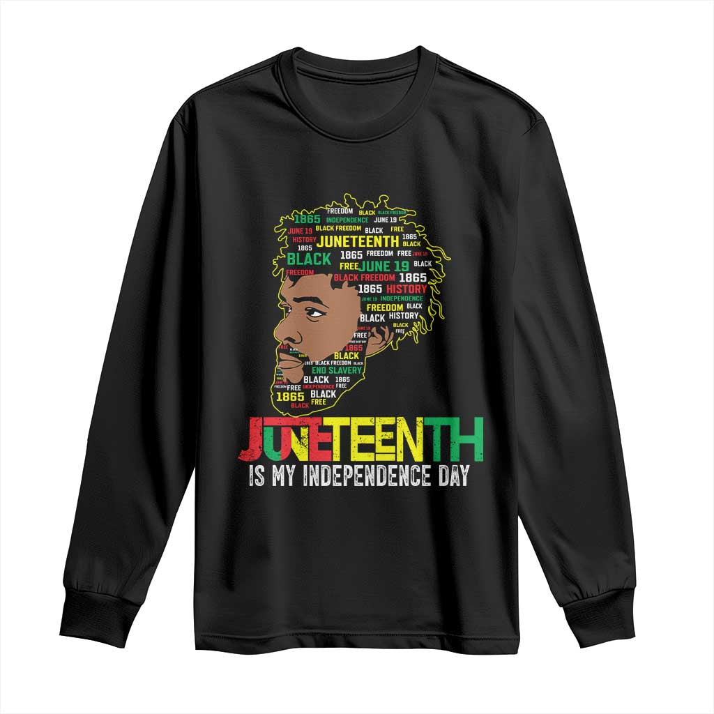 Juneteenth 1865 King Long Sleeve Shirt June 19th Black Freedom African American History
