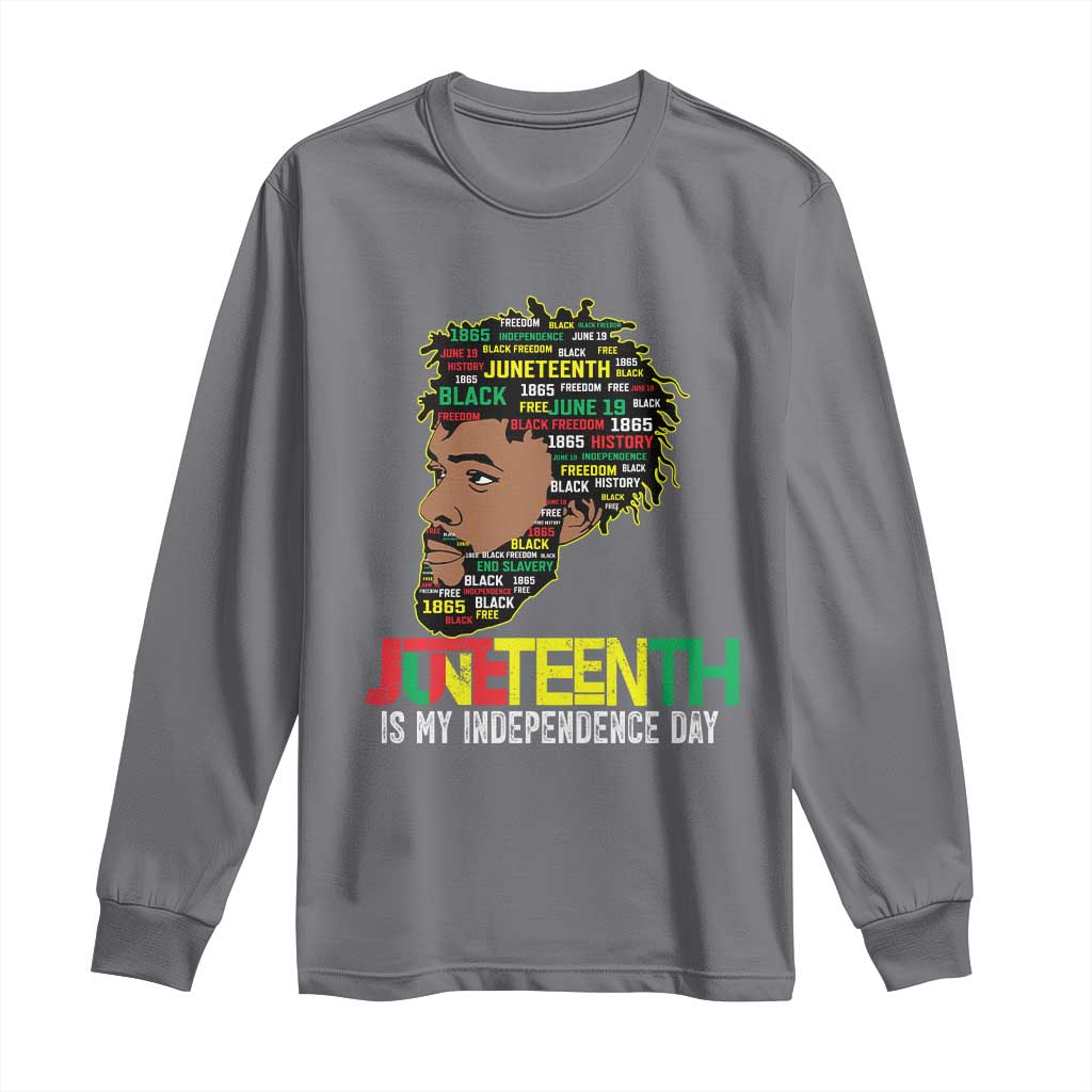 Juneteenth 1865 King Long Sleeve Shirt June 19th Black Freedom African American History