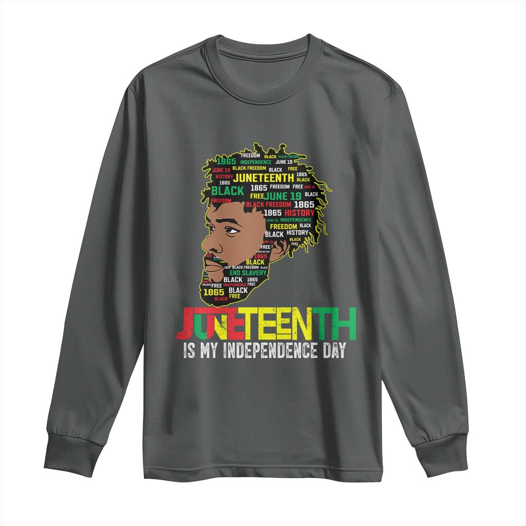 Juneteenth 1865 King Long Sleeve Shirt June 19th Black Freedom African American History