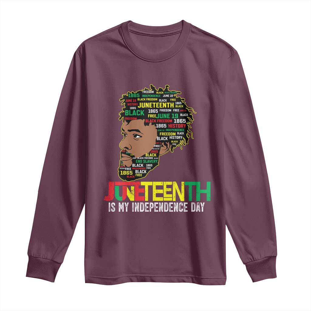 Juneteenth 1865 King Long Sleeve Shirt June 19th Black Freedom African American History
