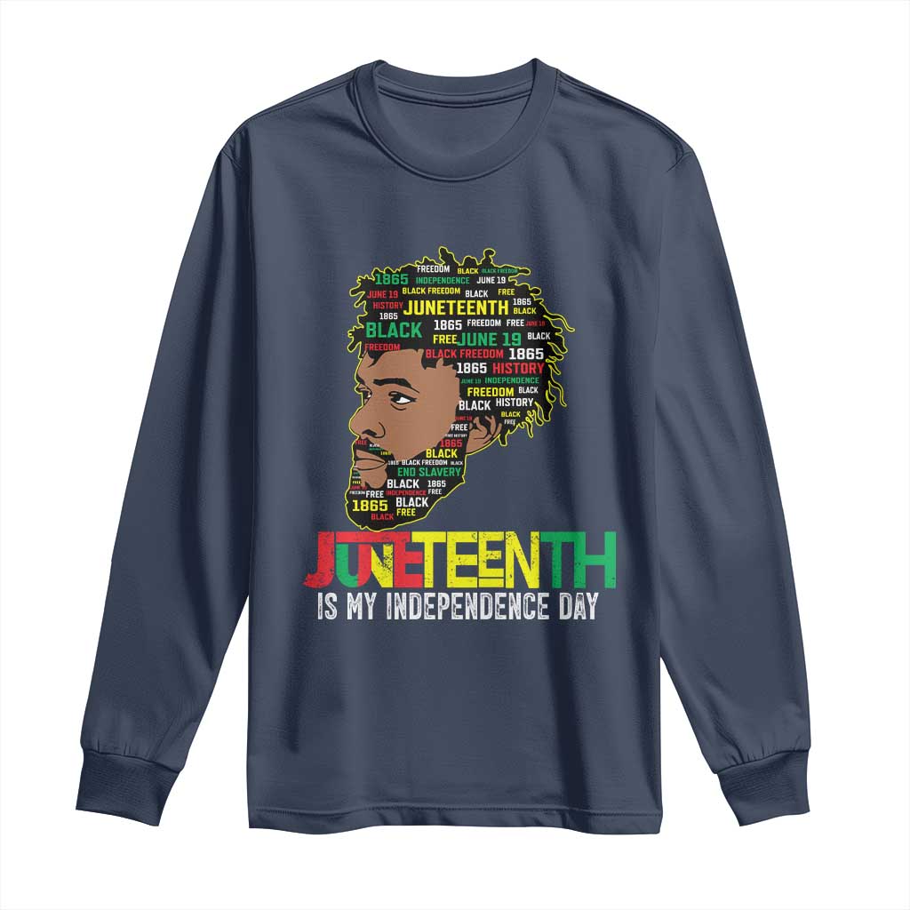 Juneteenth 1865 King Long Sleeve Shirt June 19th Black Freedom African American History