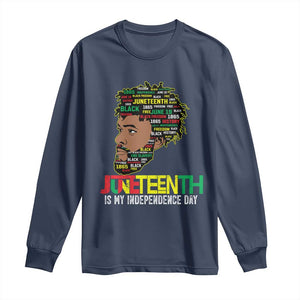 Juneteenth 1865 King Long Sleeve Shirt June 19th Black Freedom African American History