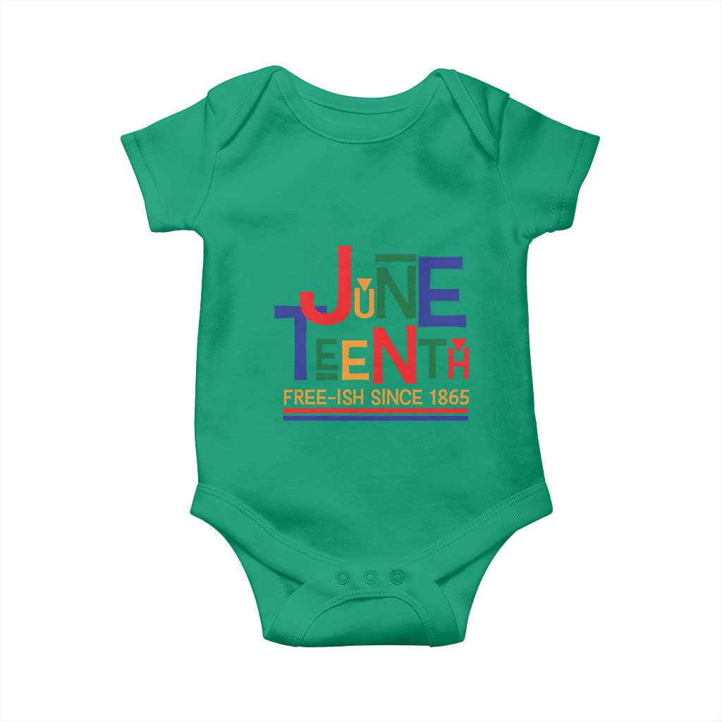 Free Ish Baby Onesie Juneteenth Celebration Since 1865 Retro
