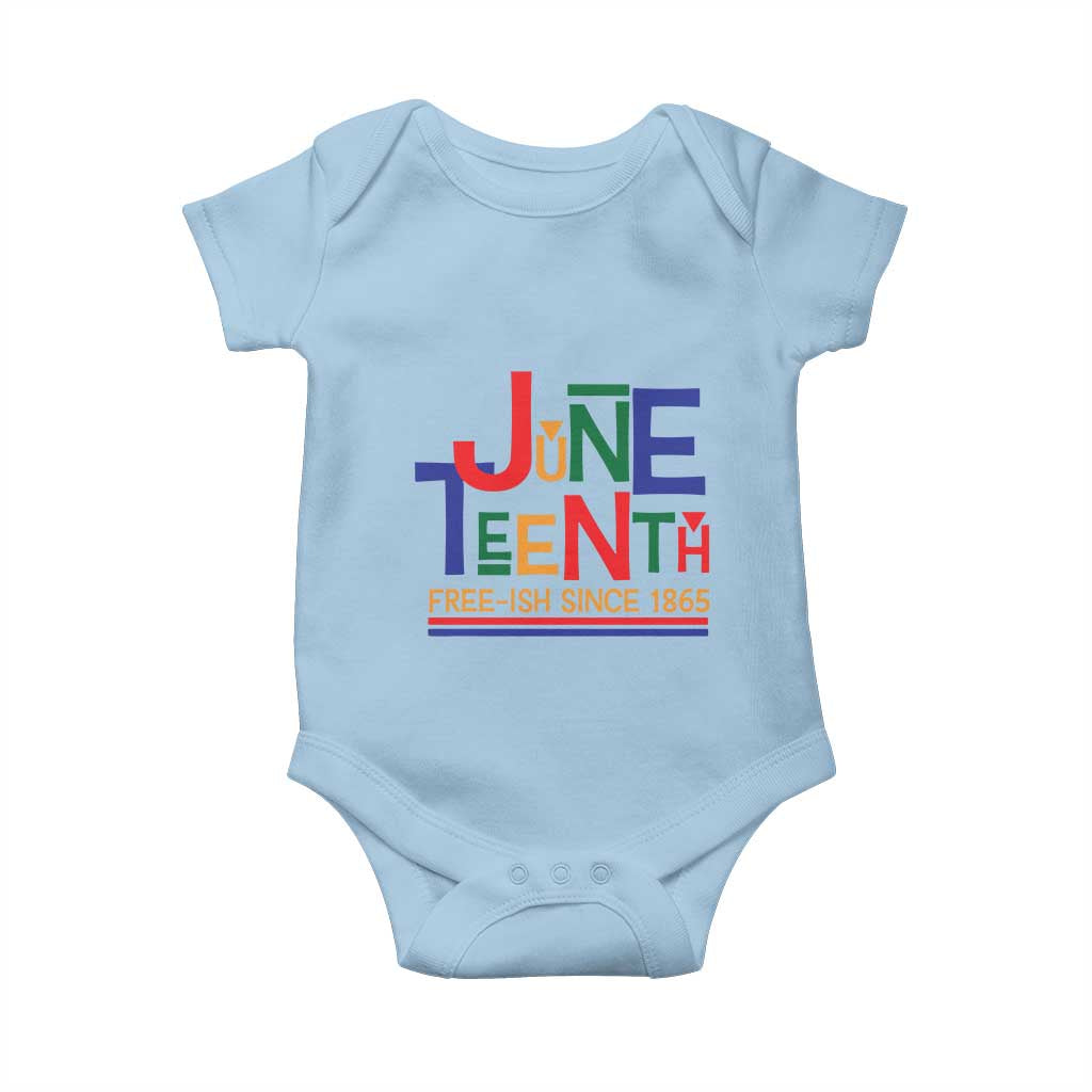 Free Ish Baby Onesie Juneteenth Celebration Since 1865 Retro