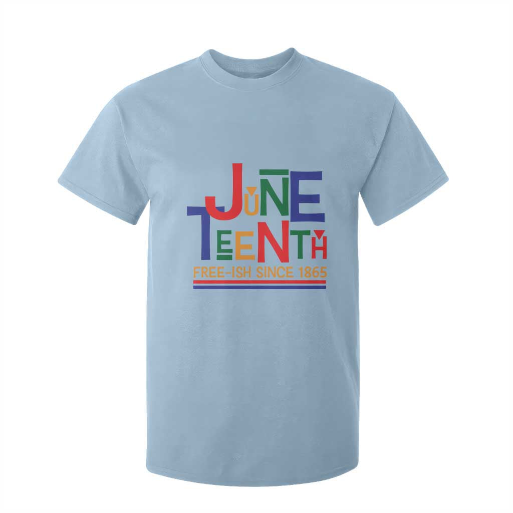 Free Ish T Shirt For Kid Juneteenth Celebration Since 1865 Retro