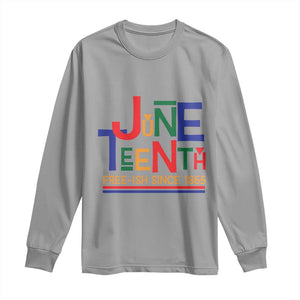 Free Ish Long Sleeve Shirt Juneteenth Celebration Since 1865 Retro