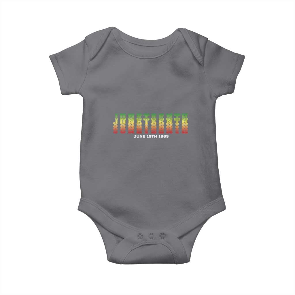 Juneteenth Is My Independence Day Baby Onesie